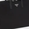 Aktovka z materiálu Re-Nylon a kůže Saffiano Aktovka z materiálu Re-Nylon a kůže Saffiano