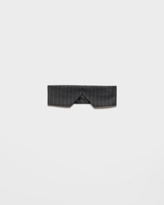 Bandeau top z vlny s proužky