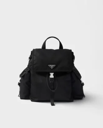 Batoh Prada Explore z materiálu Re-Nylon a kůže