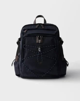 Batoh Prada Speedrock z materiálu Re-Nylon a kůže