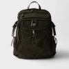 Batoh Prada Speedrock z materiálu Re-Nylon a kůže