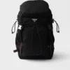 Batoh Prada Speedrock z materiálu Re-Nylon a kůže