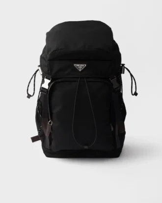 Batoh Prada Speedrock z materiálu Re-Nylon a kůže