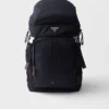Batoh Prada Speedrock z materiálu Re-Nylon a kůže