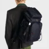 Batoh Prada Speedrock z materiálu Re-Nylon a kůže