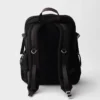 Batoh Prada Speedrock z materiálu Re-Nylon a kůže