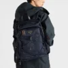 Batoh Prada Speedrock z materiálu Re-Nylon a kůže Batoh Prada Speedrock z materiálu Re-Nylon a kůže