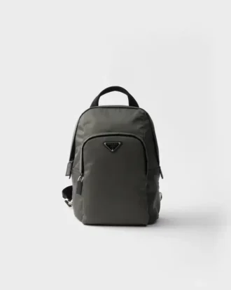 Batoh z materiálu Re-Nylon a kůže Saffiano