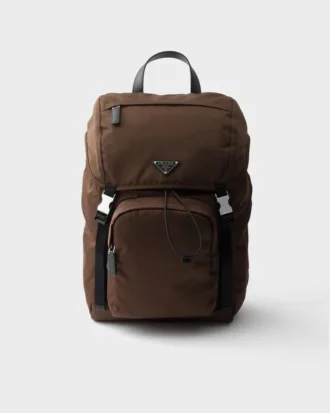 Batoh z materiálu Re-Nylon a kůže Saffiano