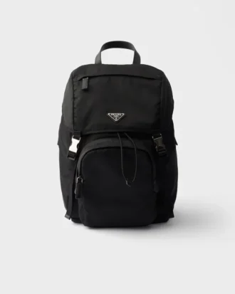 Batoh z materiálu Re-Nylon a kůže Saffiano