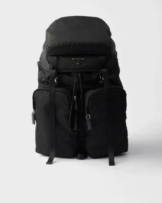 Batoh z materiálu Re-Nylon a kůže Saffiano
