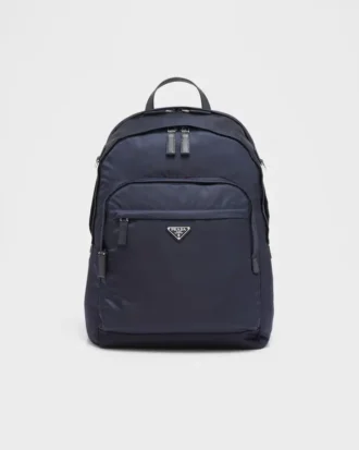 Batoh z materiálu Re-Nylon a kůže Saffiano
