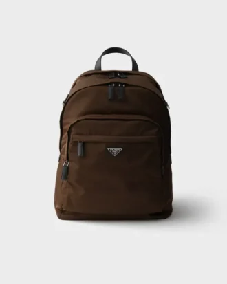 Batoh z materiálu Re-Nylon a kůže Saffiano