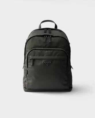 Batoh z materiálu Re-Nylon a kůže Saffiano