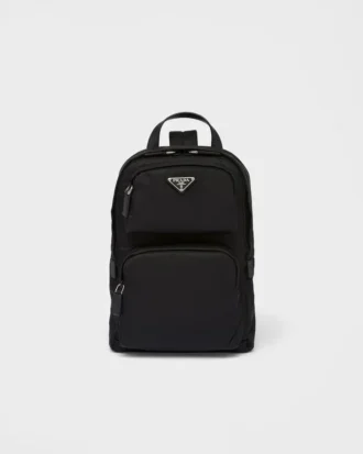 Batoh z materiálu Re-Nylon a kůže Saffiano