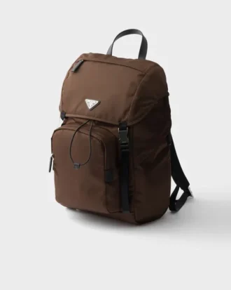 Batoh z materiálu Re-Nylon a kůže Saffiano