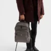 Batoh z materiálu Re-Nylon a kůže Saffiano Batoh z materiálu Re-Nylon a kůže Saffiano