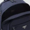 Batoh z materiálu Re-Nylon a kůže Saffiano Batoh z materiálu Re-Nylon a kůže Saffiano