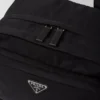 Batoh z materiálu Re-Nylon a kůže Saffiano Batoh z materiálu Re-Nylon a kůže Saffiano