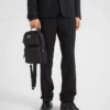 Batoh z materiálu Re-Nylon a kůže Saffiano Batoh z materiálu Re-Nylon a kůže Saffiano