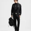 Bavlněné fleecové kalhoty s detaily z materiálu Re-Nylon Bavlněné fleecové kalhoty s detaily z materiálu Re-Nylon