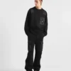 Bavlněné fleecové kalhoty s detaily z materiálu Re-Nylon Bavlněné fleecové kalhoty s detaily z materiálu Re-Nylon