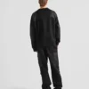 Bavlněná mikina s detaily z materiálu Re-Nylon Bavlněná mikina s detaily z materiálu Re-Nylon