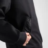 Bavlněná mikina s kapucí z fleece a Re-Nylon Bavlněná mikina s kapucí z fleece a Re-Nylon