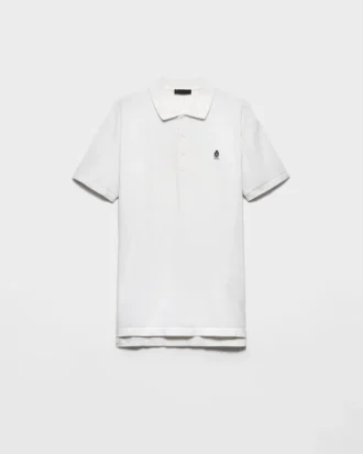 Bavlněné polo tričko barvené v kuse