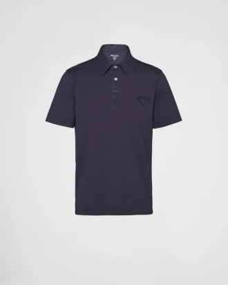 Bavlněné polo tričko s krátkými rukávy