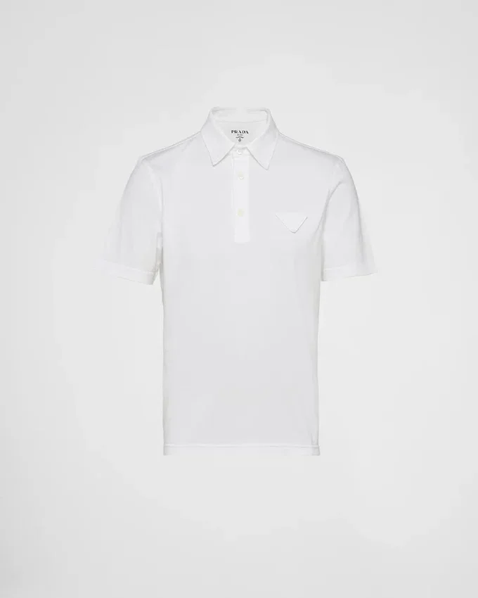 Bavlněné polo tričko s krátkými rukávy Bavlněné polo tričko s krátkými rukávy