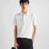 Bavlněné polo tričko s krátkými rukávy Bavlněné polo tričko s krátkými rukávy