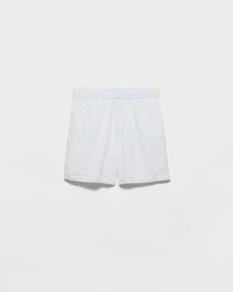 Bermudy z chambray