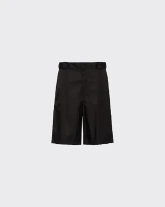 Bermudy z gabardínu Re-Nylon