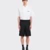 Bermudy z gabardínu Re-Nylon