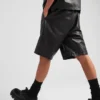 Bermudy z nappa kůže Bermudy z nappa kůže