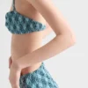 Bikiny s kostkovaným potiskem Bikiny s kostkovaným potiskem