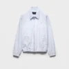 Bunda typu blouson z chambray Bunda typu blouson z chambray