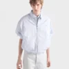 Bunda typu blouson z chambray Bunda typu blouson z chambray