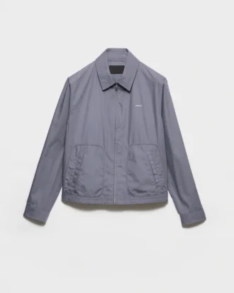 Bunda typu blouson z technické bavlny se zipem