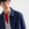 Bunda typu blouson z technické bavlny se zipem Bunda typu blouson z technické bavlny se zipem