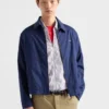 Bunda typu blouson z technické bavlny se zipem Bunda typu blouson z technické bavlny se zipem