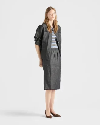 Bunda z chambray