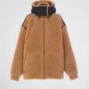 Bunda z dvojitého fleece a recyklované technické tkaniny Bunda z dvojitého fleece a recyklované technické tkaniny