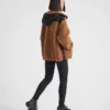 Bunda z dvojitého fleece a recyklované technické tkaniny Bunda z dvojitého fleece a recyklované technické tkaniny
