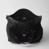 Cestovní taška z materiálu Re-Nylon a kůže Cestovní taška z materiálu Re-Nylon a kůže