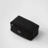 Cestovní taška z materiálu Re-Nylon a kůže Saffiano Cestovní taška z materiálu Re-Nylon a kůže Saffiano