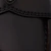 Chocolate mokasíny z broušené kůže