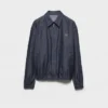 Denimová blůza z chambray s zipem Denimová blůza z chambray s zipem