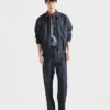 Denimová blůza z chambray s zipem Denimová blůza z chambray s zipem